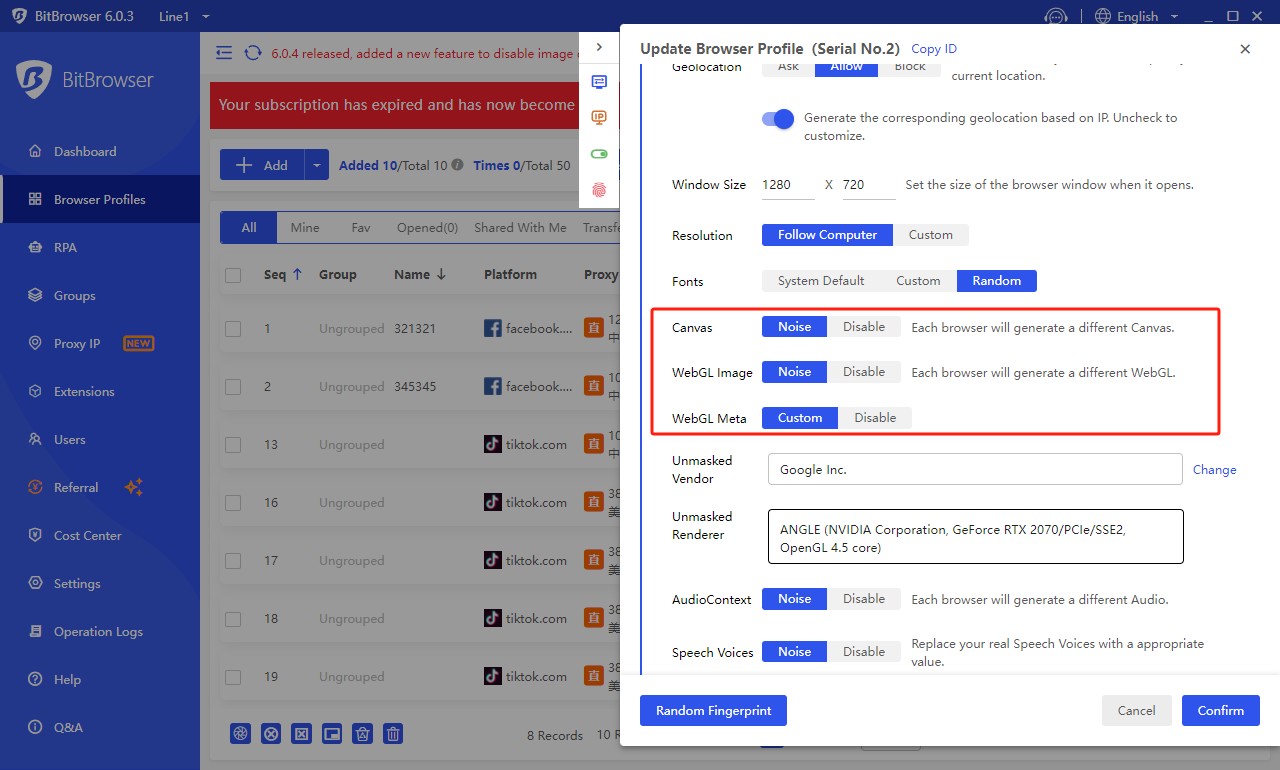 Can Anti-Detect Browser generate WebGL images? Bitbrowser analysis ...