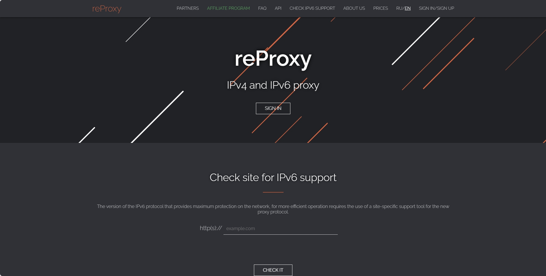 reProxy——IPv4 and IPv6 proxy